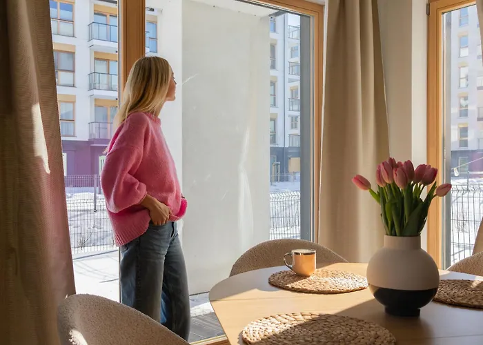 Glow - Porto Letnica Premium With Garden & Parking, Gym Апартаменты *